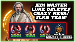 SWGOH Grand Arena!  JML Crushes Reva, SLKR, Grand Inquisitor Team!