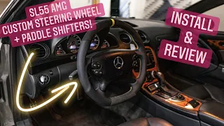 New Custom Steering Wheel for the SL55 AMG!