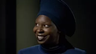 Guinan Senses That The Time Line Change