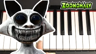 How To Play Zoonomaly Theme on Piano - EASY Tutorial