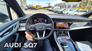 New Audi SQ7 2021 Test Drive Review POV