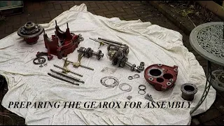 Preparing the gearbox of a David Brown 990 selectamatic for re- assembly #49