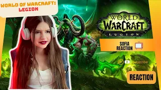 Girl's reaction | World of Warcraft Legion Cinematic Trailer