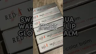 Swatch semua warna Red A Lip Glo Color Balm 🫦