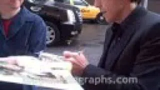 Ben Stiller - Signing Autographs at  The Daily Show