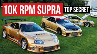 Top Secret's 800hp 3SGTE-Swapped Supra, D1GP-Winning S15, and R33 GT-R