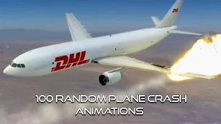 100 Aviation Accidents and Incidents Animations