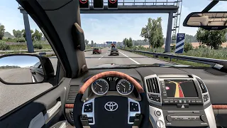 Toyota Land Cruiser 200 2012 - Euro Truck Simulator 2 | Steering Wheel Gameplay