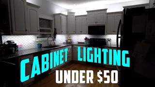 Under Cabinet Lighting - EASY and AFFORDABLE!