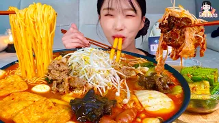 [Korean food] Spicy Malatang(Hot pot) Mukbang Eatingshow ASMR