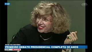 1º debate presidencial completa 30 anos