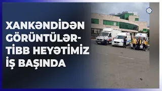 Azərbaycan tibb heyəti Xankəndidə işə başlayıb