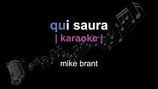 | karaoke | mike brant | qui saura | paroles |