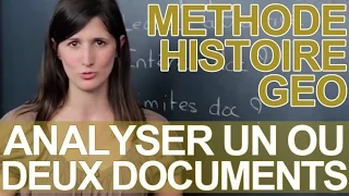 Analyser un ou deux documents : la méthode - Histoire-Géographie - Les Bons Profs