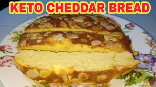 KETO CHEDDAR BREAD | USING AIR FRYER