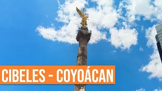 CDMX: Fountain of Cybele to Coyoacán! Ride with me on a tour bus in Mexico City!