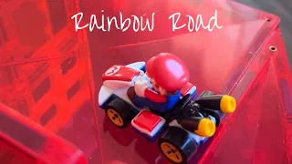 How to Make Rainbow Road with Magnetic Tiles 🌈🏁