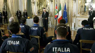 Mattarella riceve gli azzurri del volley campioni del mondo: "Serata indimenticabile"