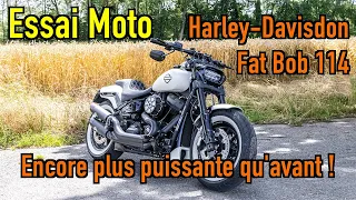 Essai d'une Harley-Davidson Fat Bob 114 en stage 2 - On adore !