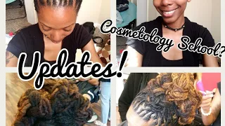 Cosmetology School + Loc Updo