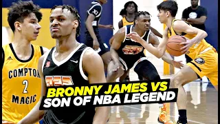 Bronny James vs Son Of ANOTHER NBA LEGEND & Turns Into ALL OUT WAR!!