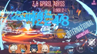 Childe International Showcase on 12-1 of the Spiral Abyss on mobile