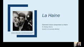 French: 'La Haine', Mathieu Kassowitz - Dr Ashley Harris, Queen's University Belfast