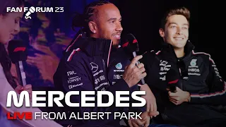 Lewis Hamilton & George Russell on the Fan Forum Stage (2023) - 🔴 LIVE from Albert Park