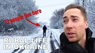 Living the Simple Life in Ukrainian Countryside | Staying in a Summerhouse in Winter