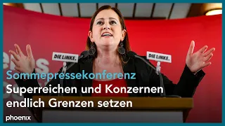 DIE LINKE: Sommerpressekonferenz mit  Janine Wissler & Martin Schirdewan