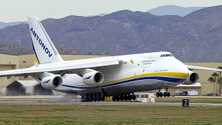 Antonov AN-124 Landing & Departing - March Field