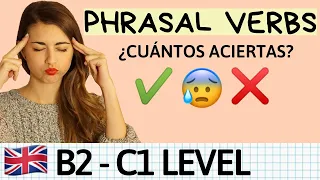 PHRASAL VERBS con TAKE, GET, PUT y GO. Juego práctico + explicación  ✏️ Nivel B2 - C1