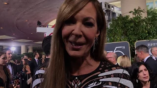 Allison Janney ('I, Tonya') Golden Globes 2018 red carpet exclusive interview