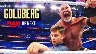 Goldberg wants a piece of "The All Mighty WWE Champion" Bobby Lashley (Full Segment)