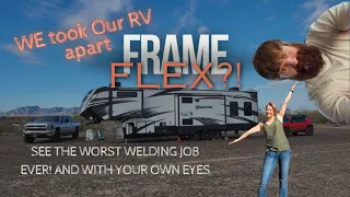 Grand Design Momentum Toyhauler :: Frame Flex Fears & Lippert's TERRIBLE welds