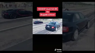 Audi B5 S4 vs Bugatti Chiron 🏎💨💥