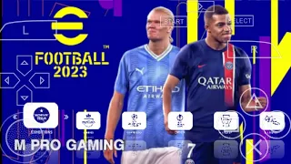 eFootball PES 2023 PPSSPP UPDATE NEW LAST TRANSFER & JERSEY 2023 ANDROID BEST GRAPHICS HD OFFLINE