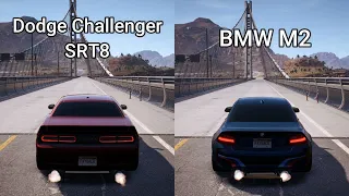 NFS Payback - Dodge Challenger SRT8 vs BMW M2 - Drag Race