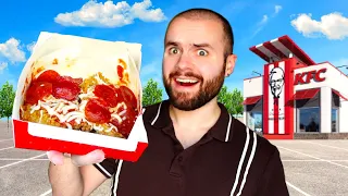 Trying The New KFC Chizza! Honest Review...