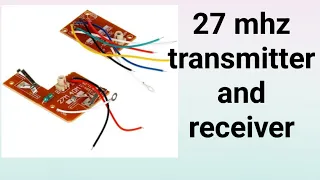 27 mhz transmitter and receiver with Antena👆only 150₹😱Rc circuit board unboxing💯