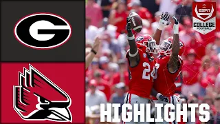 A Bulldogs BLOWOUT 🐶 Ball State Cardinals vs. Georgia Bulldogs | Full Game Highlights