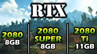 RTX 2080 vs RTX 2080 SUPER vs RTX 2080 Ti | Tested in 15 PC Games in 1440p and 4K