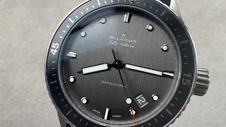 Blancpain Fifty Fathoms Bathyscaphe 5000-1210-G52A Blancpain Watch Review