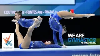 2018 Acrobatic Worlds, Antwerp (BEL) - Highlights WOMEN'S GROUPS FINAL - We Are Gymnastics !