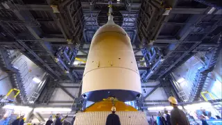 Orion Mated to the Delta IV Rocket