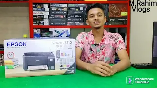 Epson L3210 Printer unboxing with Full setup