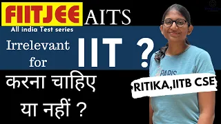 FIITJEE All india test series is Irrelevant ? #jeeadvanced #jee2023 #jee2024