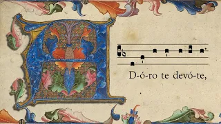 Adoro Te Devote - Godhead Here In Hiding - Corpus Christi - Gregorian Chant Hymn- A Capella