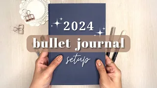 My 2024 Bullet Journal Setup✨ | Simple and Effective Spreads