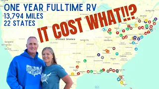 One Year Full Time RV Living Cost (SO WORTH IT)